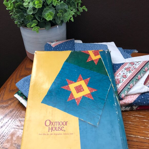 Vintage 1980s Lap Quilting with Georgia Bonesteel book with 4 Quilt Blocks - Picture 4 of 7